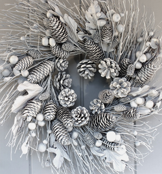 frosted wreath