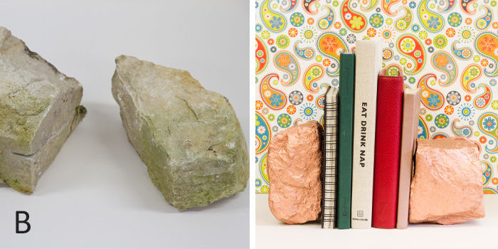  From rocks to bookends 