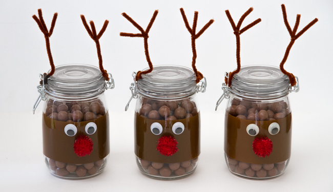 How to: Reindeer gift jars with PlastiKote spray paint – spray paint ideas
